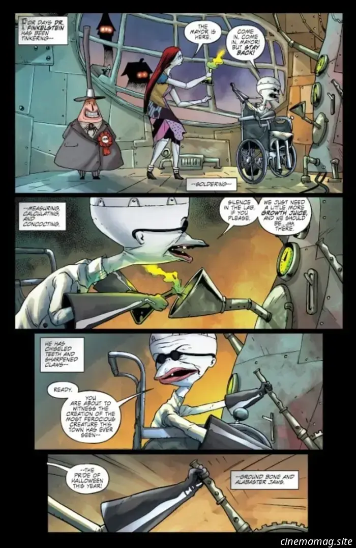 Превью комикса — «Кошмар перед Рождеством» Тима Бёртона: «Дрожь Рождественского города» №1