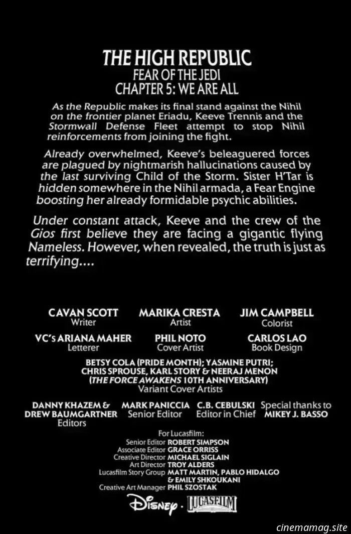 Star Wars: The High Republic - Fear of the Jedi #5 - Comic Book Teaser