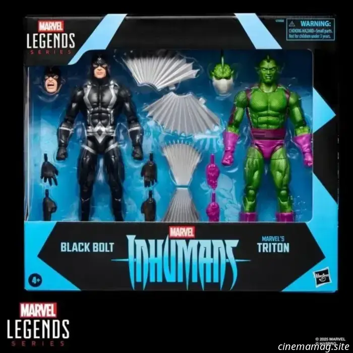 Hasbro ha svelato il 2-pack Marvel Legends Series con Black Bolt e Triton degli Inumani