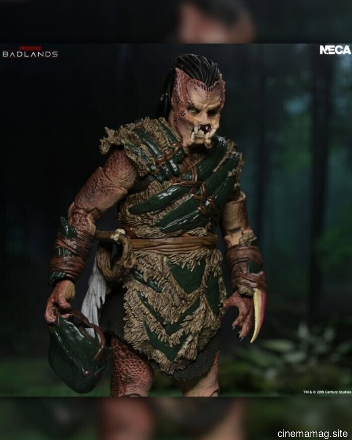 Predator: figura Badlands Ultimate Dek (armadura de hueso de bisonte) presentada por NECA