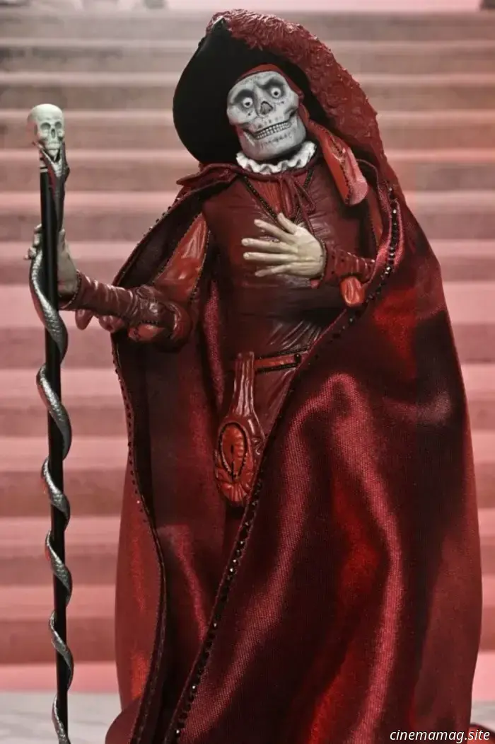 NECA celebrates the 100th anniversary of The Phantom of the Opera with a figure from Masque of the Red Death.