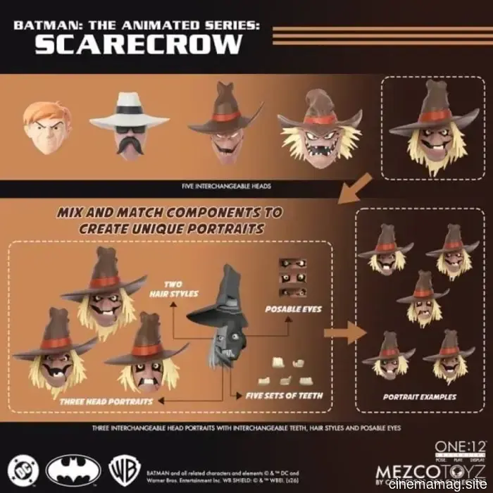 Пугало присоединяется к коллекции One:12 от Mezco Toyz по мотивам «Бэтмен: Мультсериал» с новой фигуркой
