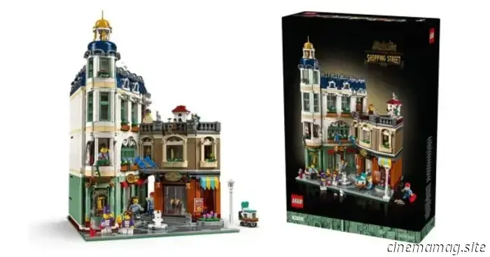 LEGO amplía su colección de edificios modulares con el set "Shopping Street".