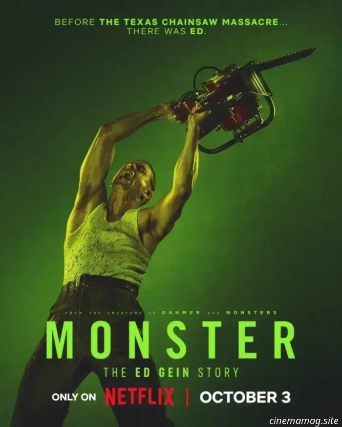Initial posters for Netflix's Monster: The Ed Gein Story featuring Charlie Hunnam