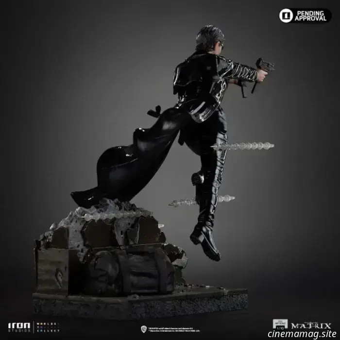 Trinity si unisce alla linea di collezionabili di Iron Studios dedicata a The Matrix con una nuova statua.