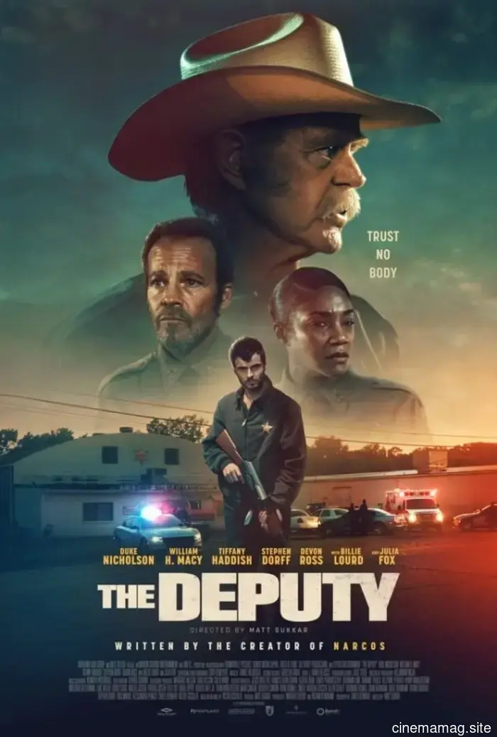 Trailer for the crime thriller The Deputy, featuring William H. Macy, Tiffany Haddish, and Stephen Dorff.