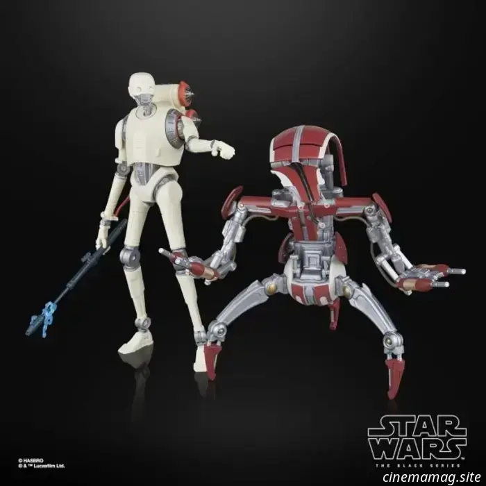 Star Wars: The Black Series KX Security Droid Enforcer & Droideka Jedi Survivor 2-pack di Hasbro in arrivo su Amazon