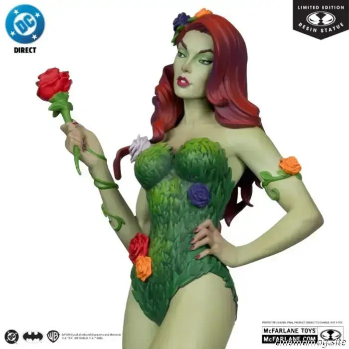 Poison Ivy becomes a part of the DC Cover Girls collection with the latest collectible statue from McFarlane Toys' DC Direct line.