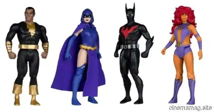 La collezione DC Super Powers di McFarlane Toys aggiunge Raven, Starfire, Batman Beyond, Black Adam, Doctor Mid-Nite e Wildcat.