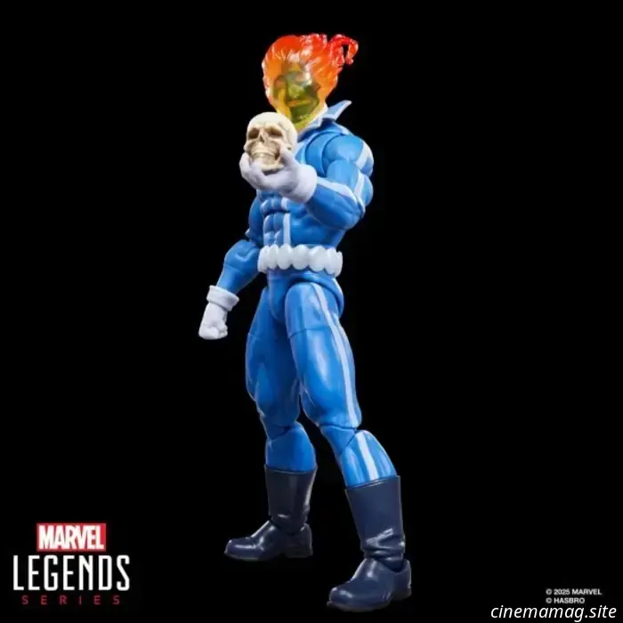 Hasbro unveils a new Johnny Blaze Ghost Rider figure from the Marvel Legends Series, along with a Hell Cycle set.