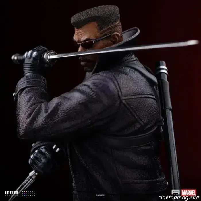 La statua da collezione di Blade della Marvel svelata da Iron Studios