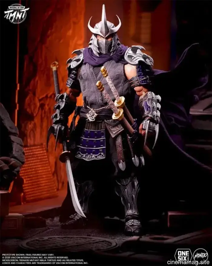 Mondo begins taking pre-orders for the sixth scale figure of Shredder from Teenage Mutant Ninja Turtles.