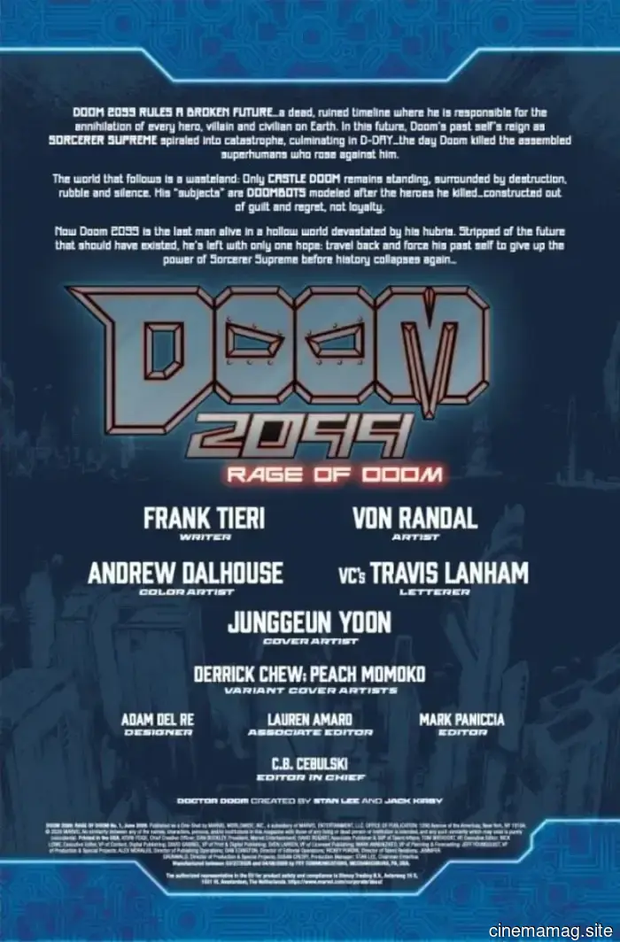 Предварительный просмотр комикса – Doom 2099: Ярость Дум #1