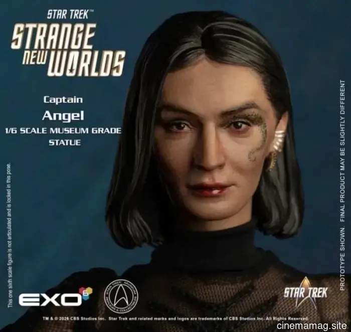 EXO-6 has revealed the sixth scale statue of Captain Angel from Star Trek: Strange New Worlds.