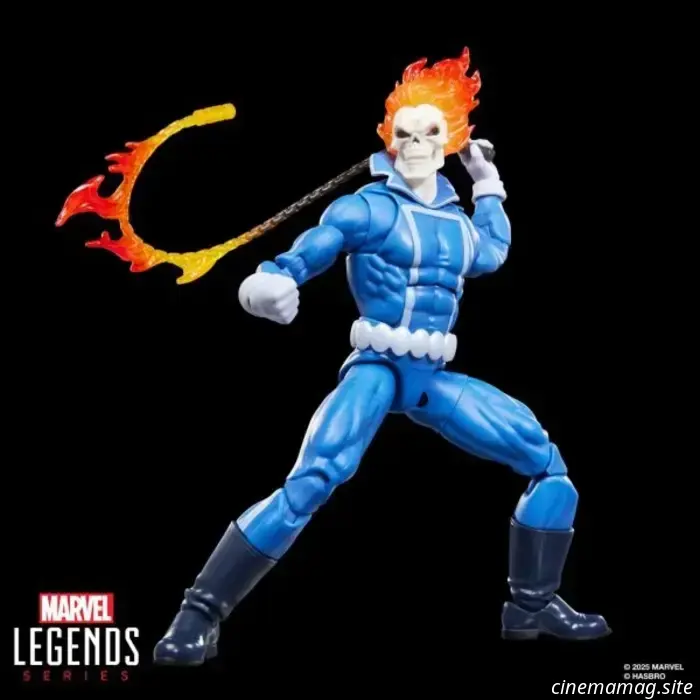Hasbro unveils a new Johnny Blaze Ghost Rider figure from the Marvel Legends Series, along with a Hell Cycle set.