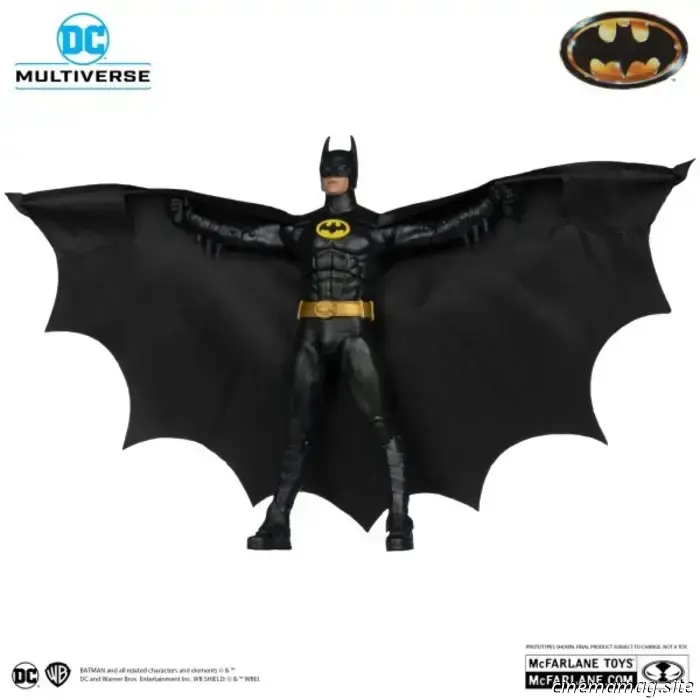 McFarlane's DC Multiverse series introduces action figures of Batman from 1989 and Batman Begins.