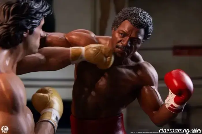 PCS' Rocky III collectible diorama features a showdown between Rocky and Apollo in their personal rematch.