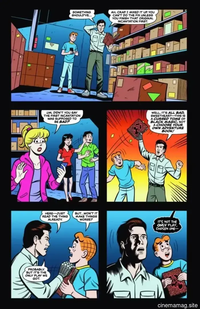 Vista previa del cómic – Archie X Ejército de las Tinieblas #4