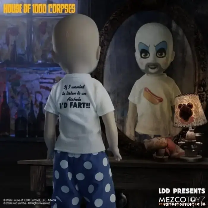 El Capitán Spaulding de 'La Casa de los 1000 Cadáveres' se une a la línea de Muñecas Vivas de Mezco.