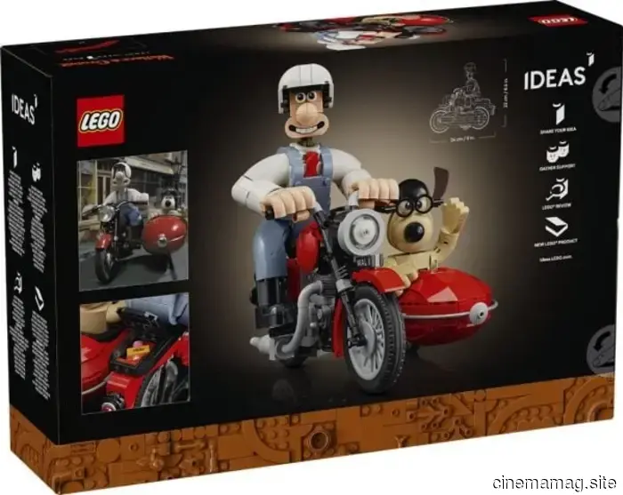 The LEGO Ideas Wallace & Gromit set has been officially revealed in anticipation of its October launch.