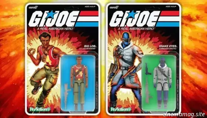 Arctic Destro, Arctic Snake Eyes, Big Lob, and Pythona are now part of Super7’s G.I. Joe: ReAction+ figure collection.