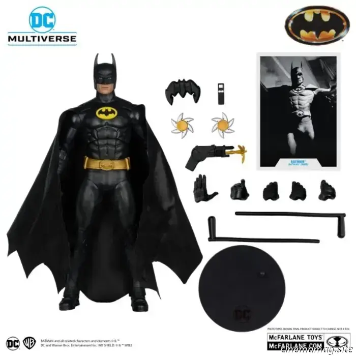 McFarlane's DC Multiverse series introduces action figures of Batman from 1989 and Batman Begins.