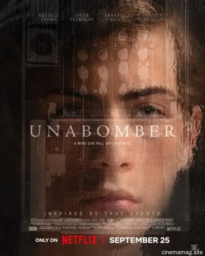 Рассел Кроу, Джейкоб Тремблей и Шейлин Вудли主演 в трейлере драмы Netflix «Унабомбер»