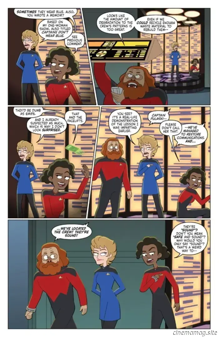 Star Trek: Lower Decks #8-Anteprima dei fumetti