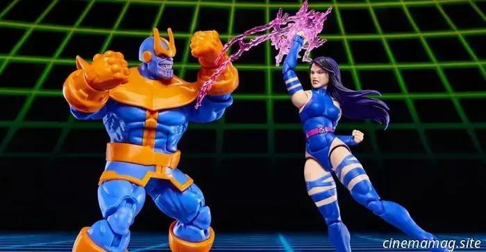 Псайлок против Таноса Игровой набор 2-й серии Marvel Legends, представленный компанией Hasbro
