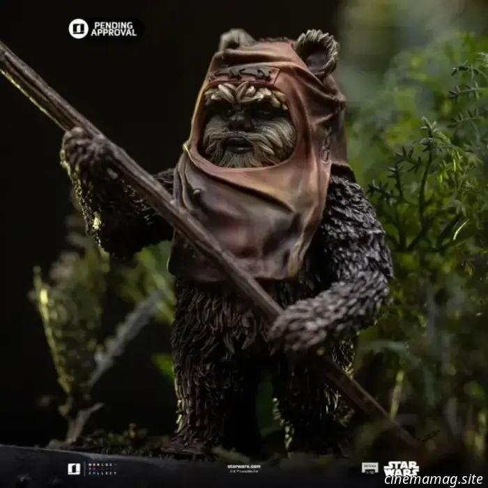 Star Wars: Il ritorno dello Jedi - Diorama collezionabile di Leia e Wicket svelato da Iron Studios