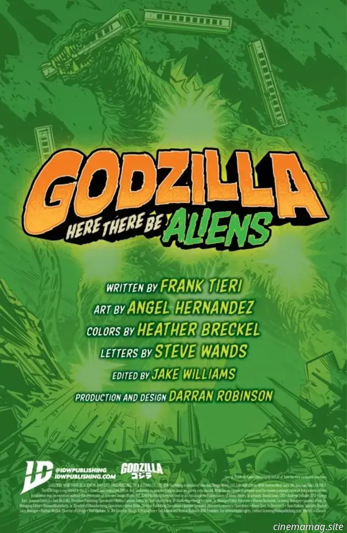 Godzilla: Aquí hay Aliens #1-Avance del Cómic