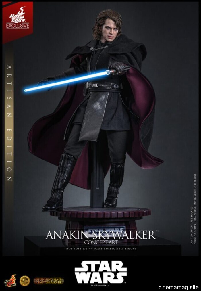 Hot Toys svela la figura in scala sei di Anakin Skywalker (Concept Art) da Star Wars: Episodio III – La vendetta dei Sith