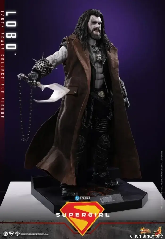 Lobo becomes a part of Hot Toys' Supergirl movie lineup with a sixth scale action figure.