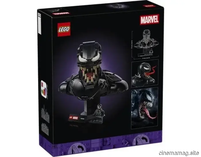 Venom si unisce alla collezione di busti Marvel di LEGO