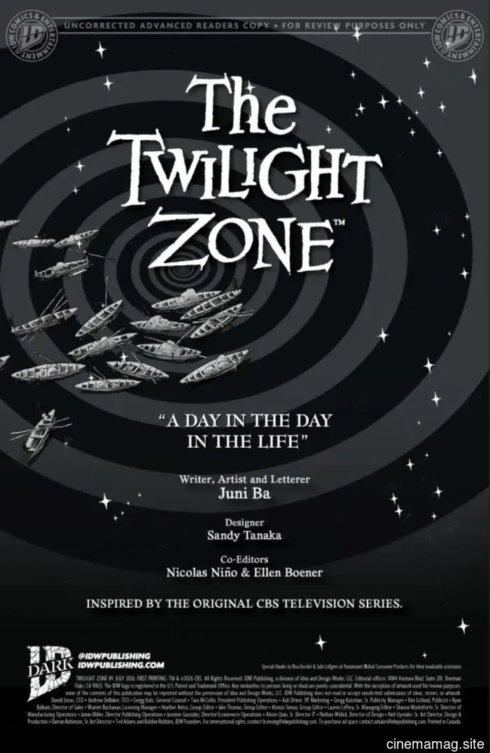 Comic Book Sneak Peek – The Twilight Zone #9