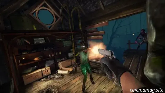 The survival horror first-person shooter Drop Dead: The Cabin is set to be released on Steam for PC.