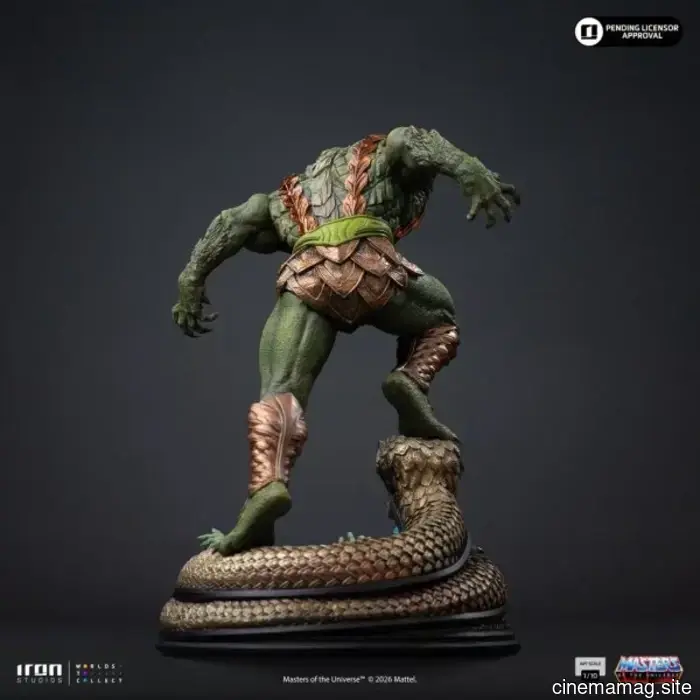 Kobra Khan makes his debut in Iron Studios' Masters of the Universe Art Scale collection with a new statue.