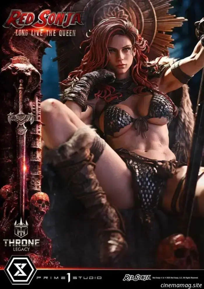 Red Sonja: la statua da collezione «Lunga vita alla regina» svelata da Prime 1 Studio