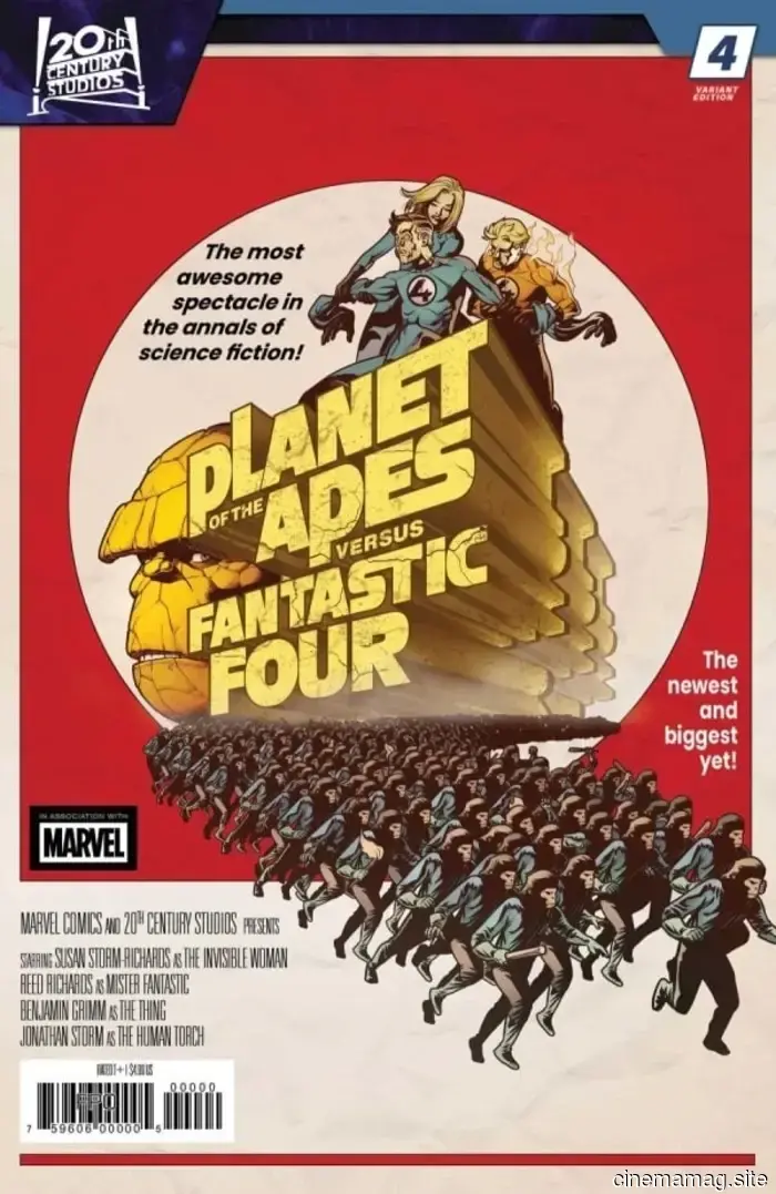 Comic Book Sneak Peek – Planet of the Apes vs. Fantastic Four #4