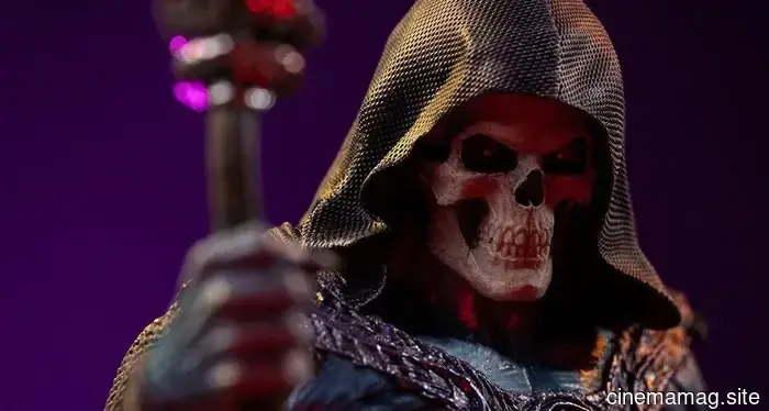 Estatua coleccionable de Skeletor de Masters of the Universe presentada por Iron Studios