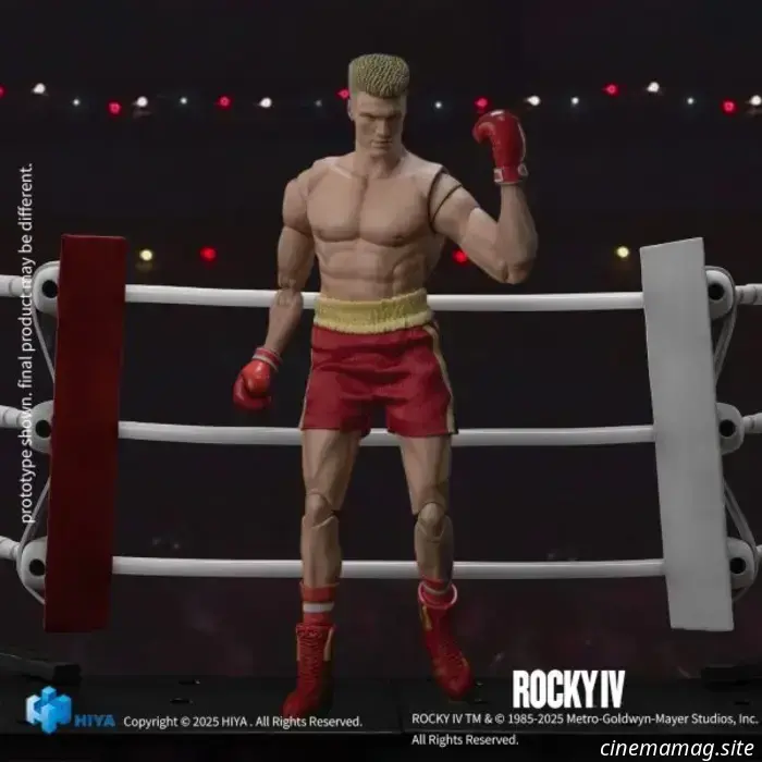 Ivan Drago si unisce alla linea di action figure Rocky Exquisite Super Series di Hiya Toys.