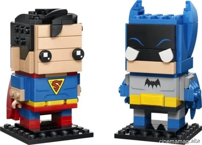 LEGO DC Golden Age Superman e Batman BrickHeadz set in uscita a settembre