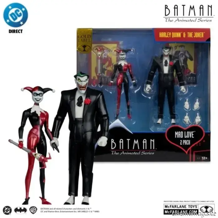 Batman: The Animated Series Harley Quinn & The Joker Mad Love Two-Pack