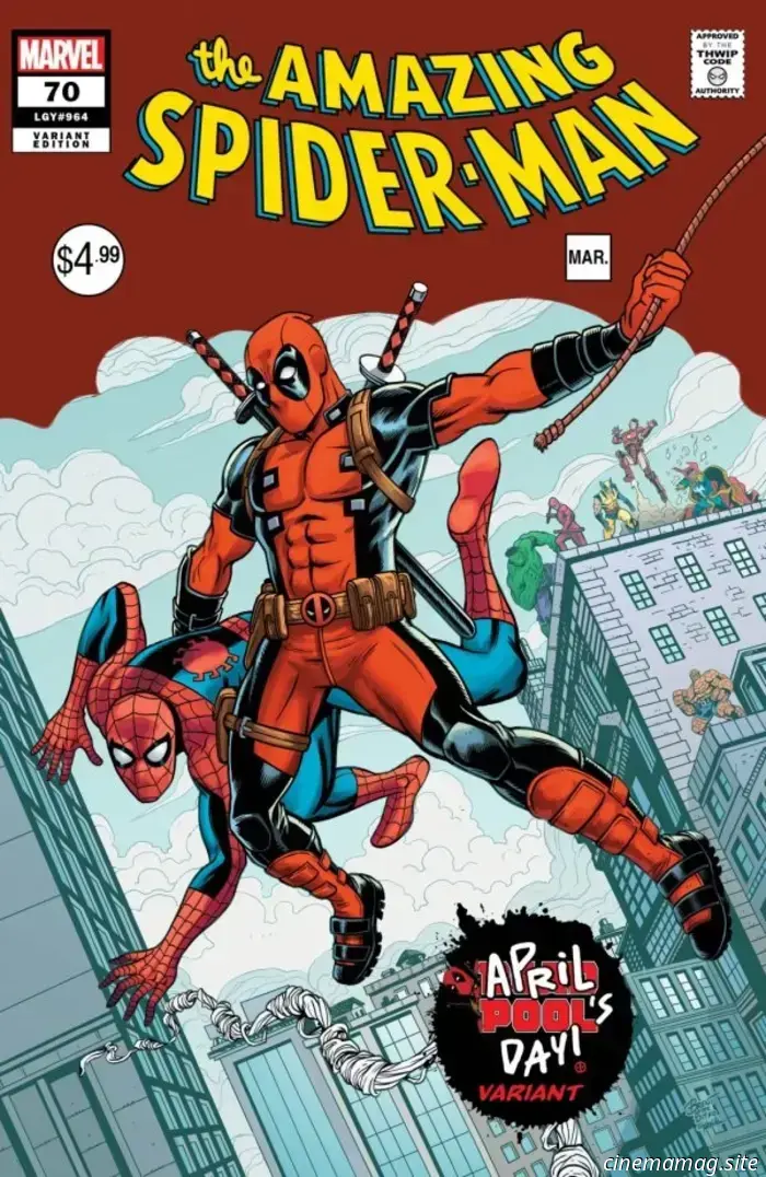 Deadpool celebrates April Fool's Day with special Marvel variant covers.