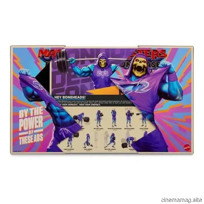 Mattel has announced the action figure of Skeletor as a Gym Bro from the Masters of the Universe line.