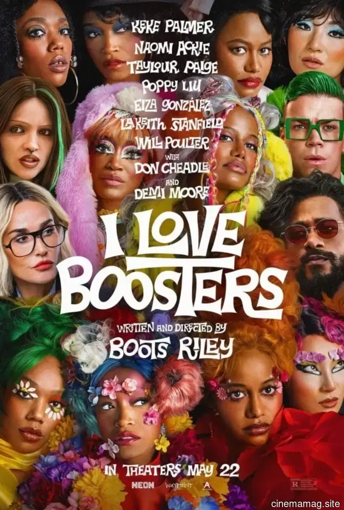 Keke Palmer heads a group of stylish criminals in the trailer for Boots Riley’s I Love Boosters.
