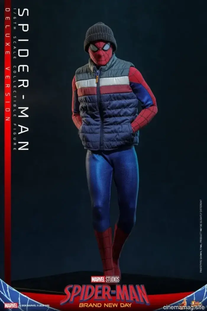 Spider-Man: Brand New Day figura de sexta escala presentada por Hot Toys