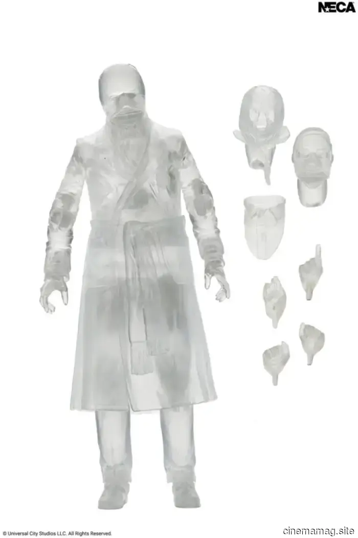 The Invisible Man receives a new Ultimate action figure from Universal Monsters, created by NECA.