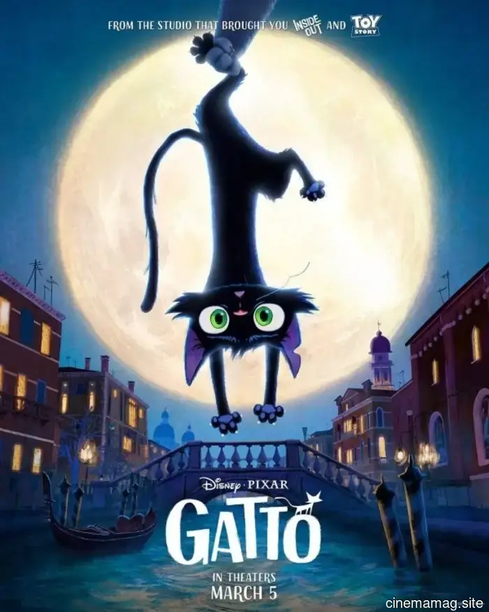 Disney-Pixar presenta el primer tráiler y póster de Gatto