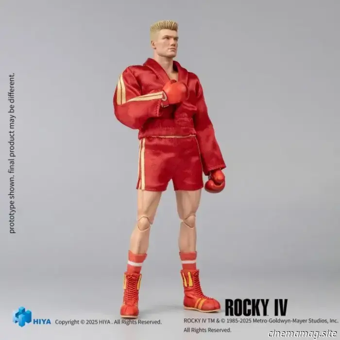 Ivan Drago si unisce alla linea di action figure Rocky Exquisite Super Series di Hiya Toys.